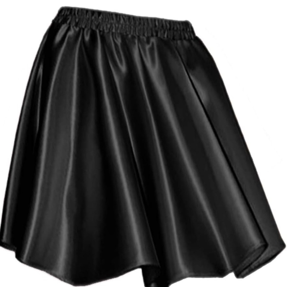 Elegant Black Skater Skirt
